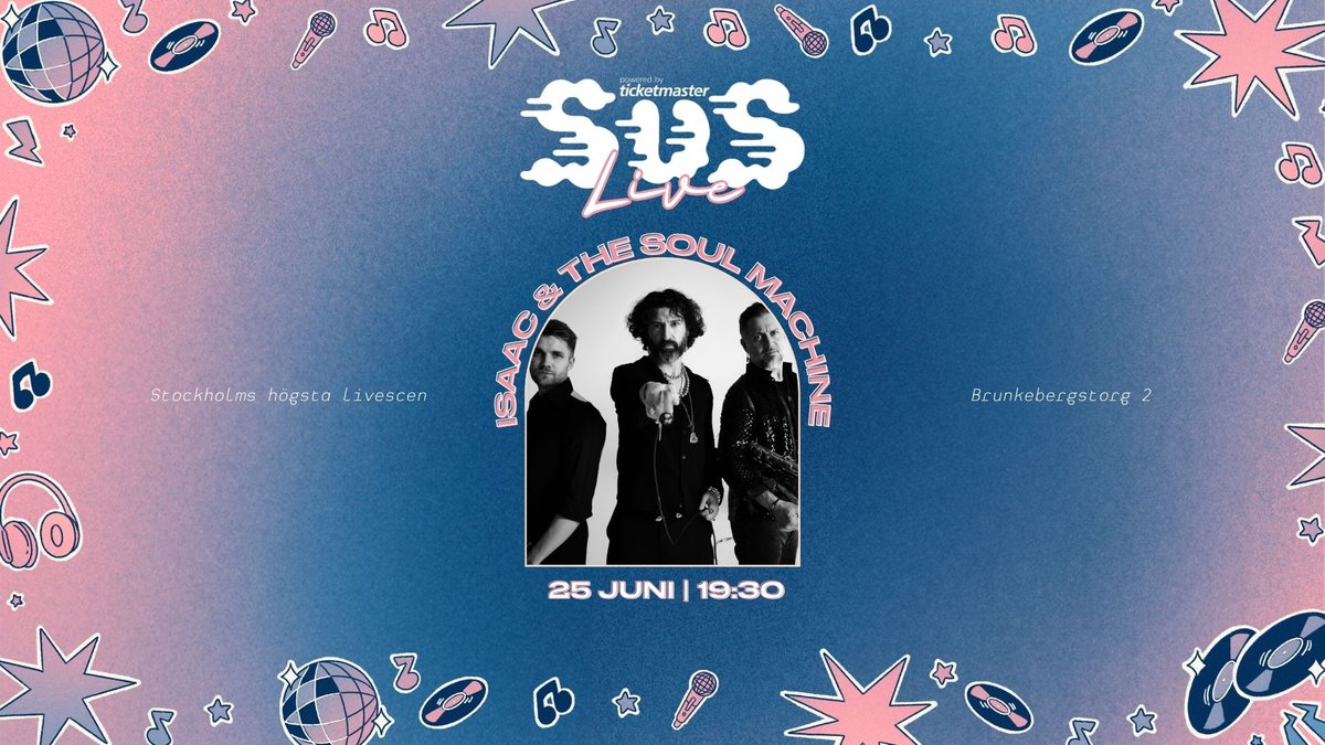 Bild till evenamnget SUS LIVE: Isaac & the Soul Machine
