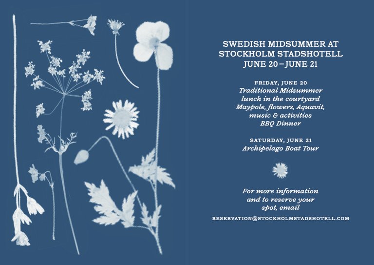 SWEDISH MIDSUMMER AT STOCKHOLM STADSHOTELL JUNE 20 – JUNE 21