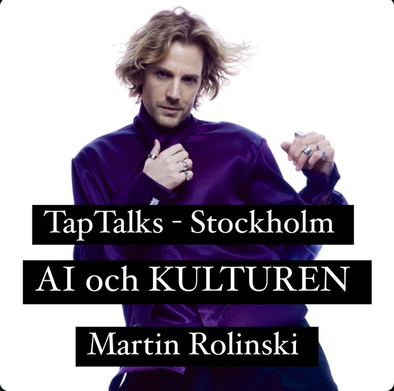 TapTalks - Stockholm Lecture: AI AND CULTURE