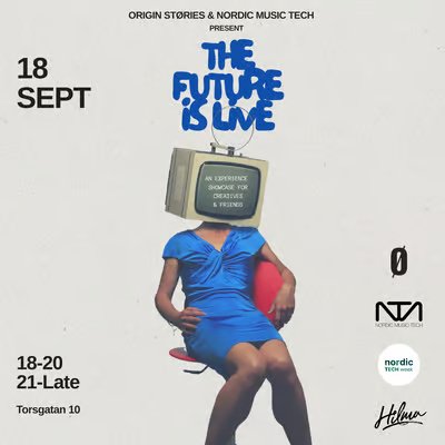 The Future Is Live - ​A unique event during Nordic Tech Week featuring curated real-time AI visuals for Karaoke, Live Performance, and Dance Music