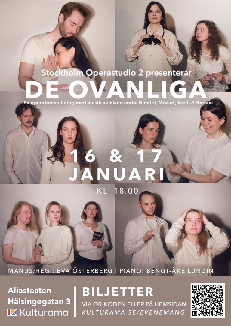 The Unusual - an opera Performed by Stockholm Operastudio 2. PREMIERE JANUARI 16TH
