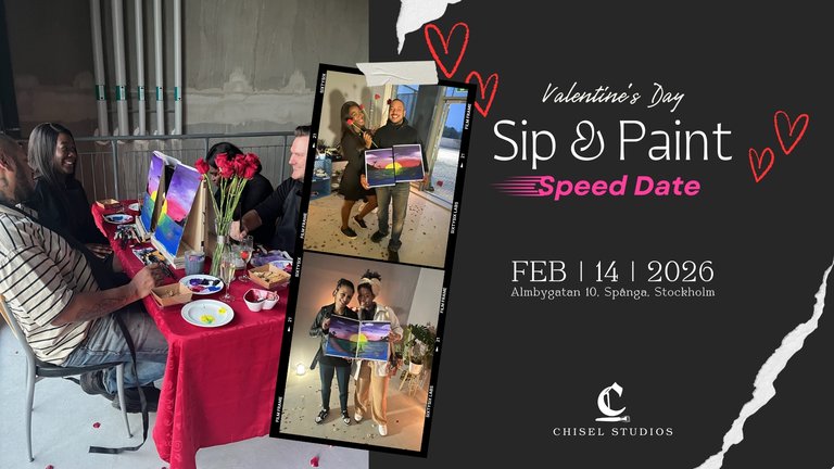 Valentines day: Sip & Paint Speed Date