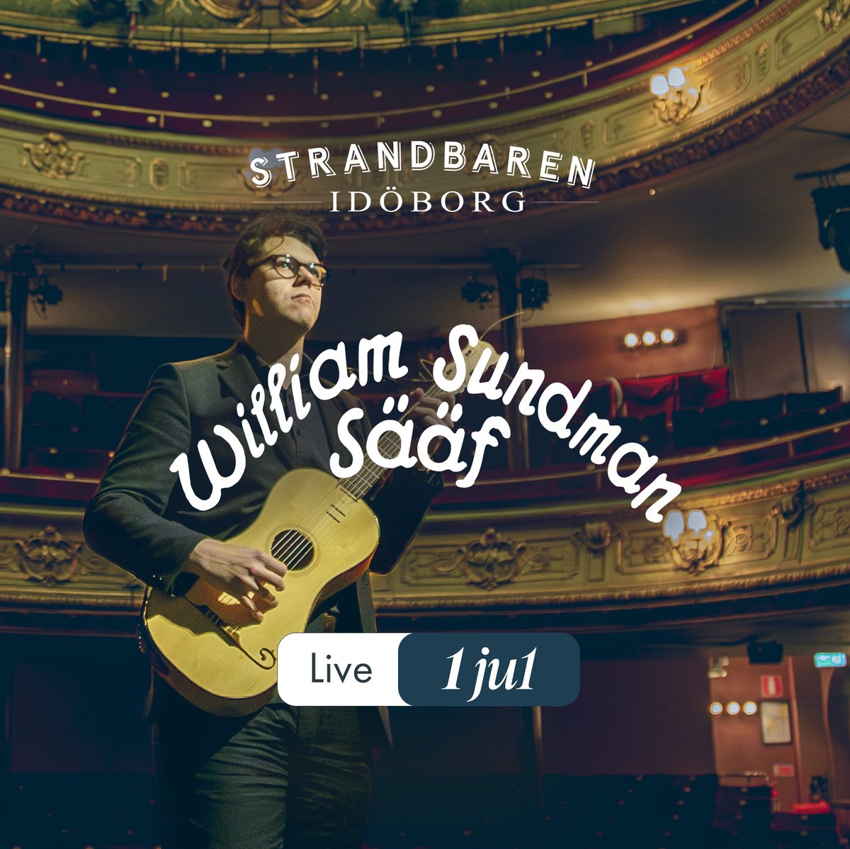 Bild till evenamnget William Sundman Sääf live på Idöborg